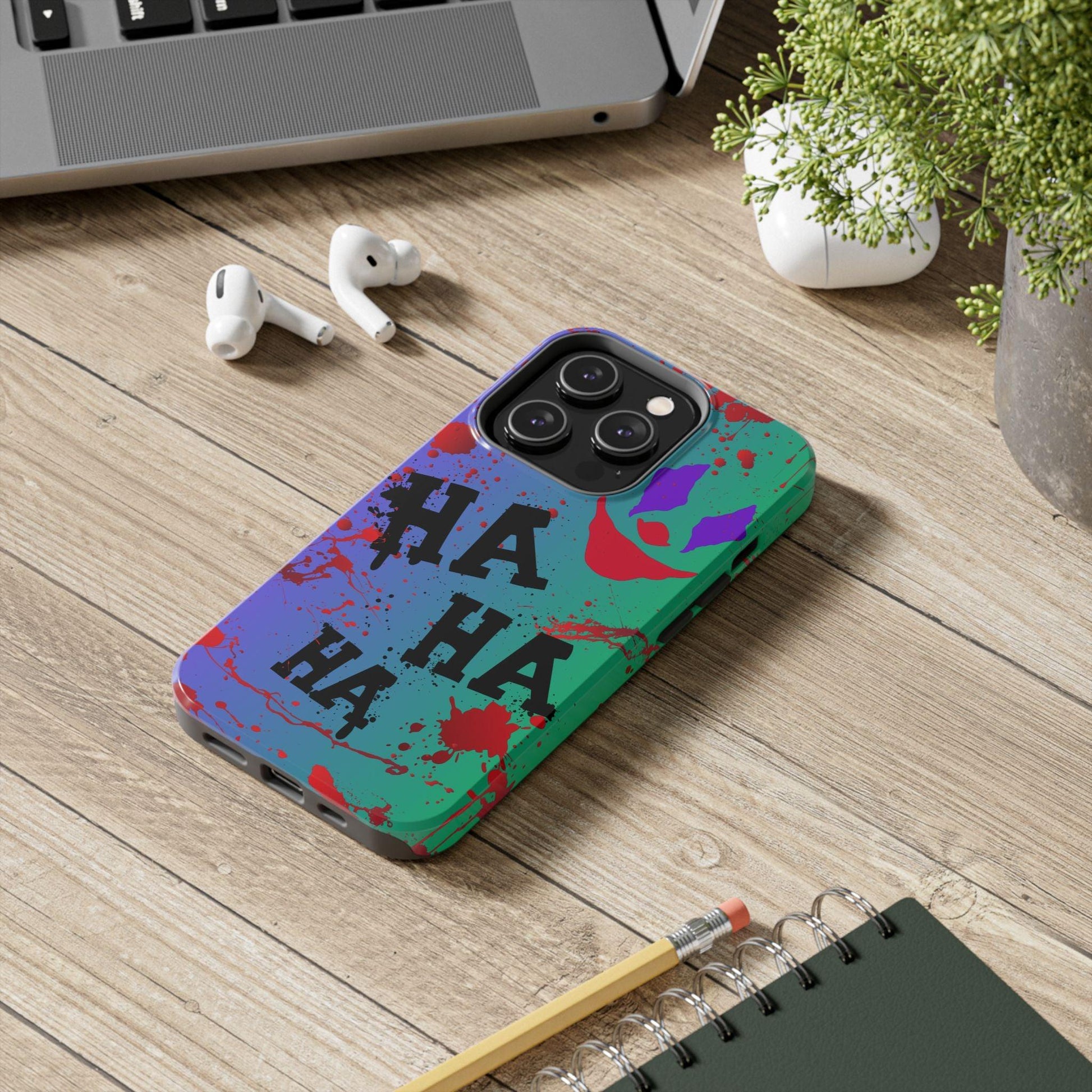 Joker-Inspired Phone Case | Green & Purple Clown Design for iPhone & Samsung - Joyful Moments Market