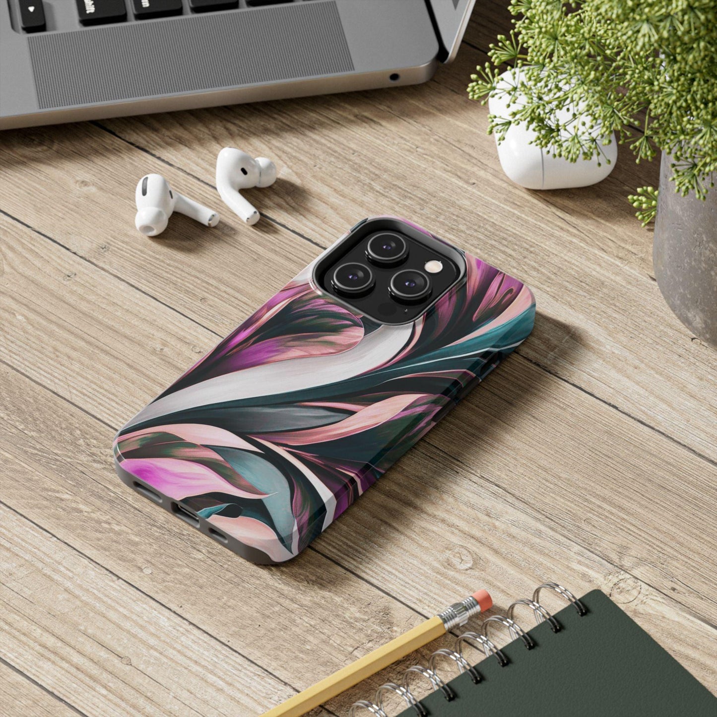 Floral Phone Case | Subtle Artistic Design for iPhone & Samsung - Joyful Moments Market