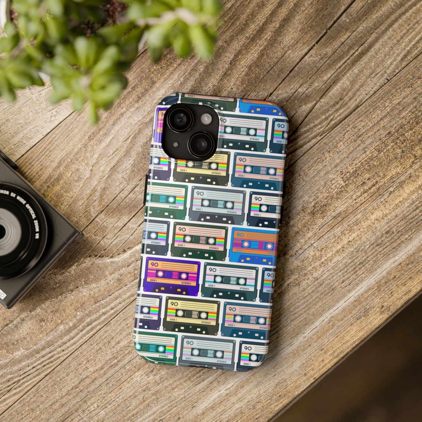 Cassette Tape Phone Case | Retro 80s & 90s Design for iPhone & Samsung - Joyful Moments Market