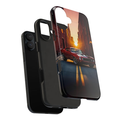 Cherry Red Muscle Car Phone Case | Drag Race Vibes for iPhone & Samsung - Joyful Moments Market