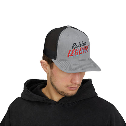 Raising Legends Hat | Embroidered Trucker Cap for Proud Parents and Everyday Heroes - Joyful Moments Market