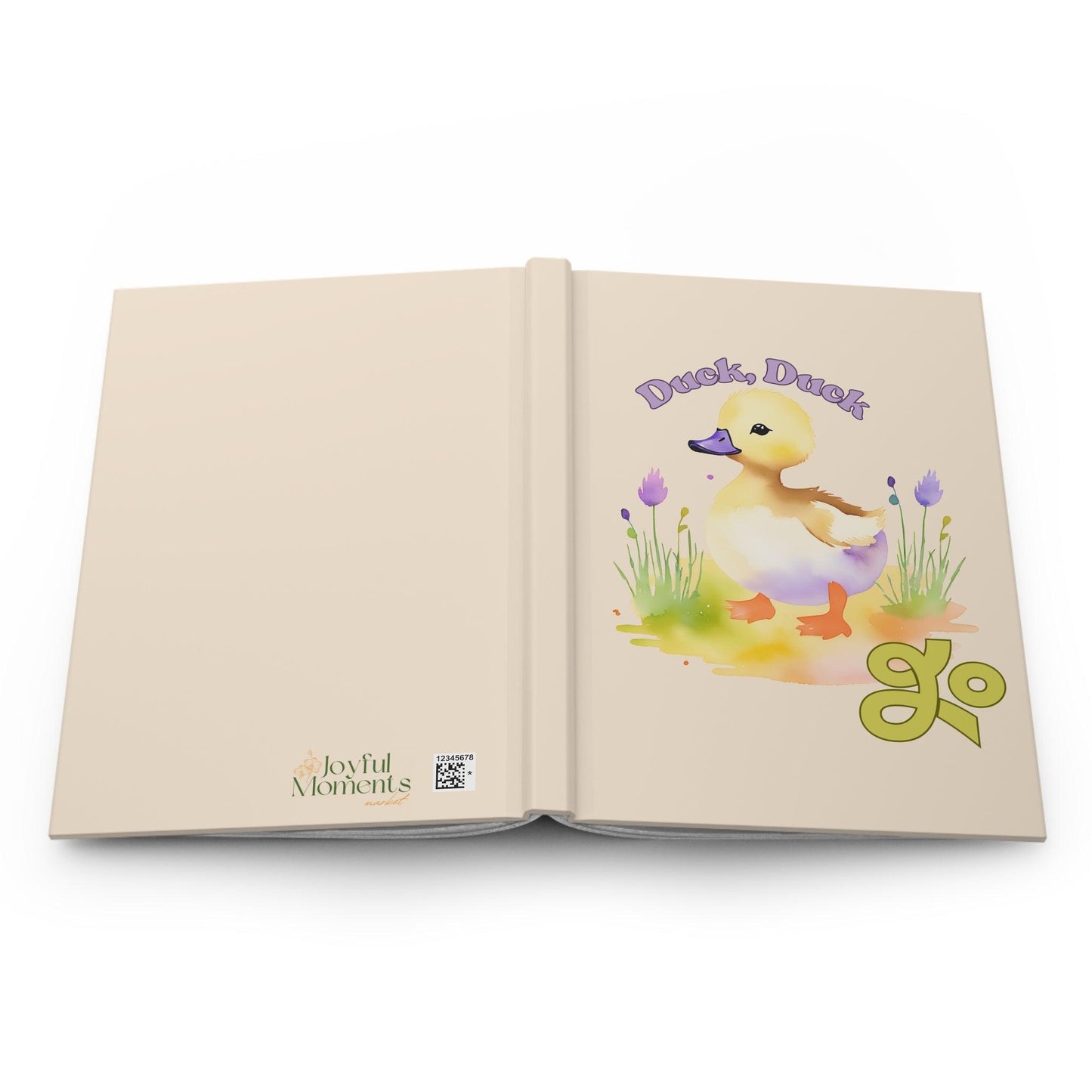 Watercolor Duck Journal | Charming Hardcover Notebook for Inspiration and Daily Reflections - Joyful Moments Market