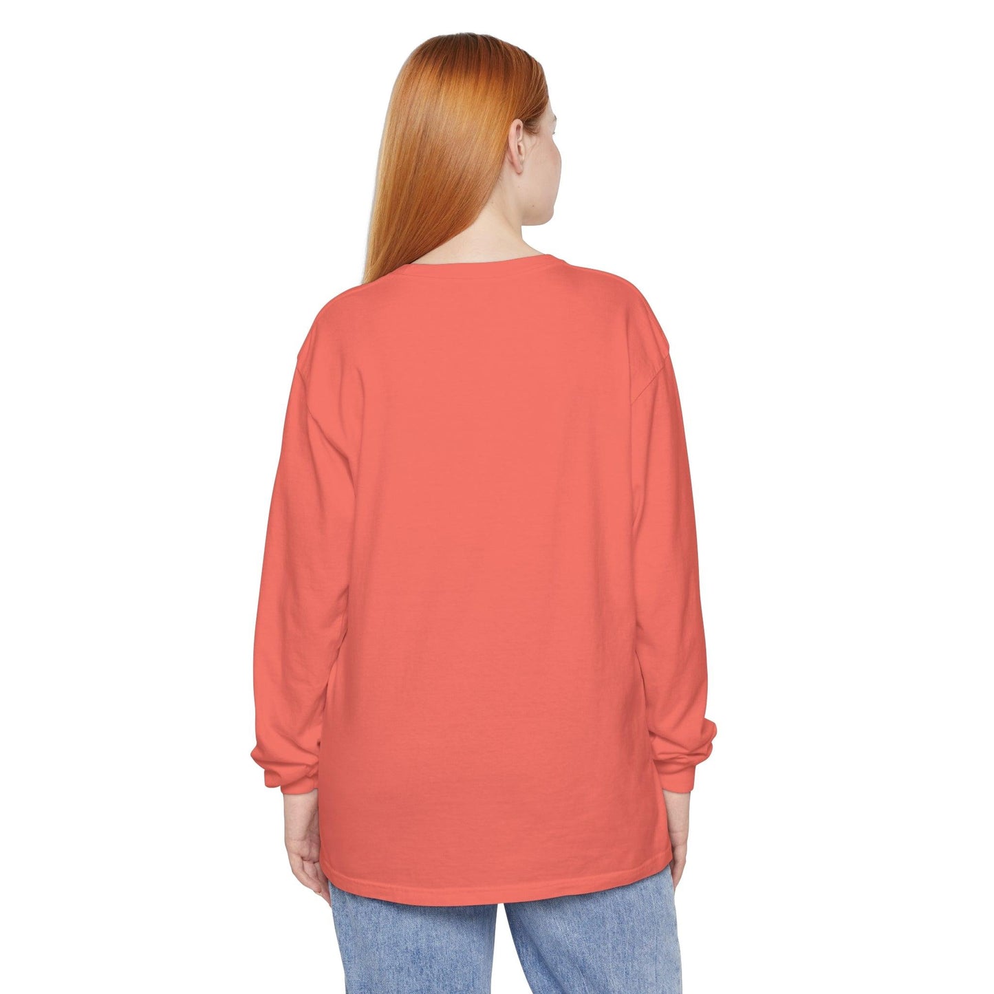 Comfort Colors Long Sleeve T-Shirt | Soft Garment-Dyed Cotton with Calming Sunrise Design - Joyful Moments Market