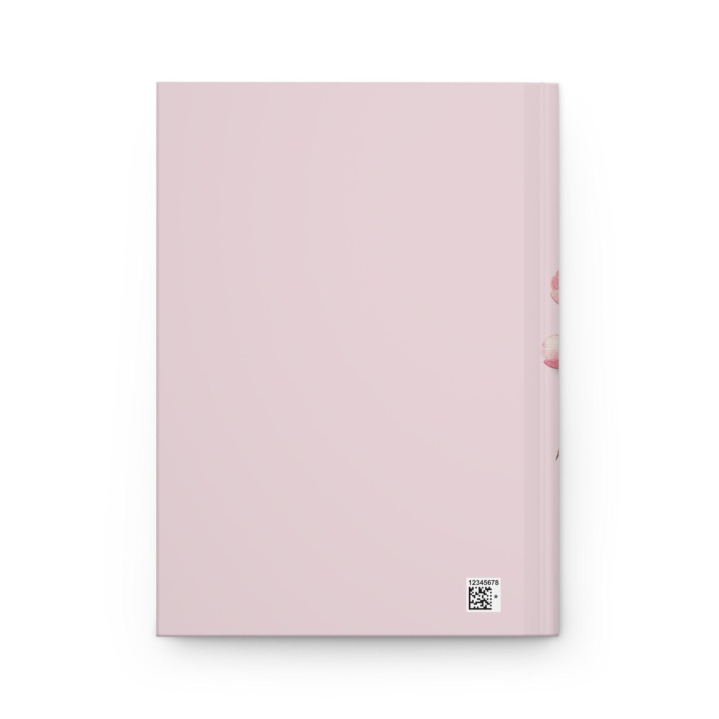 Personalized Light Pink Floral Journal | Elegant Hardcover with Custom Name - Joyful Moments Market