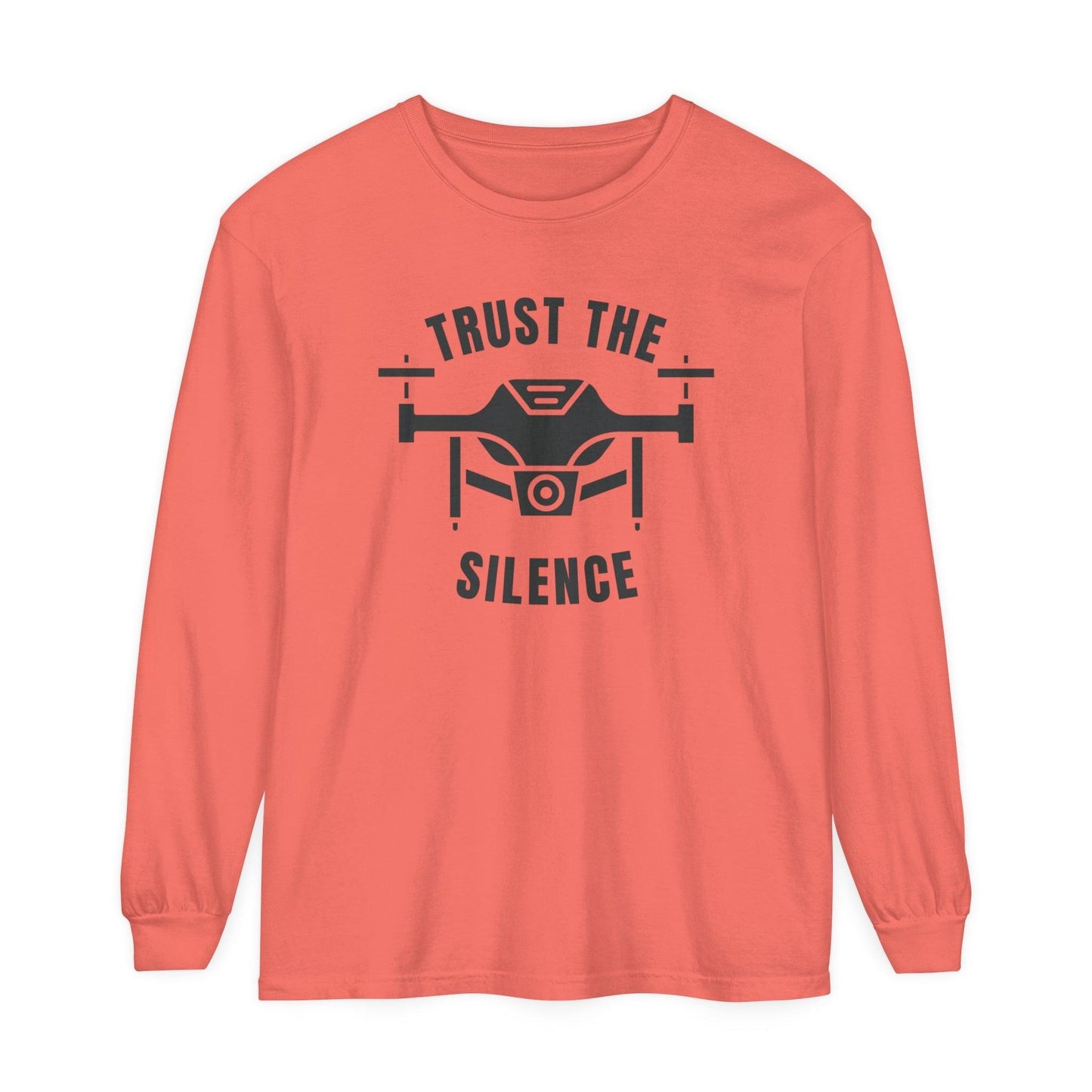 Comfort Colors Long Sleeve T-Shirt | Garment-Dyed Cotton & Witty Drone Design - Joyful Moments Market