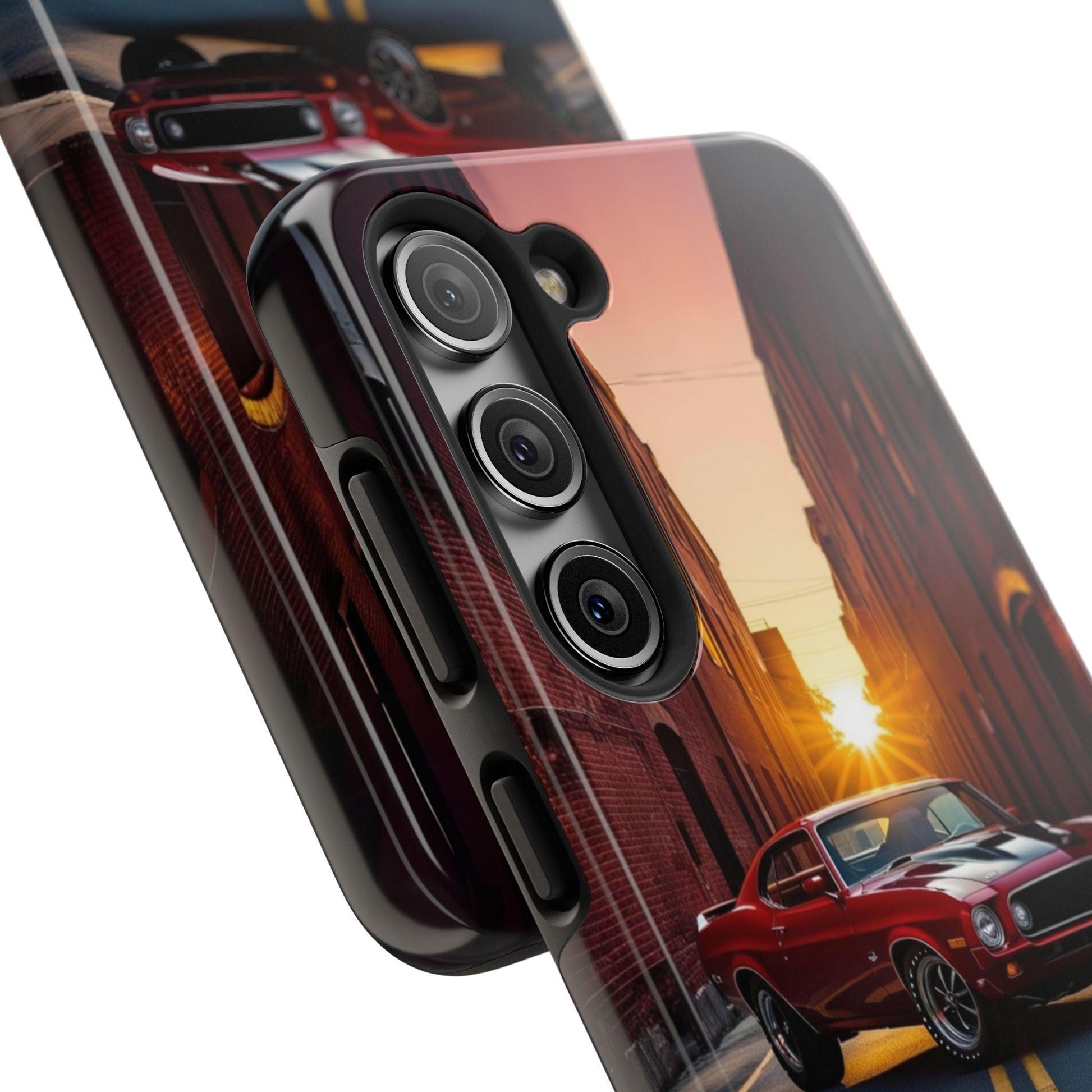 Cherry Red Muscle Car Phone Case | Drag Race Vibes for iPhone & Samsung - Joyful Moments Market