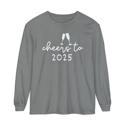 Comfort Colors Long Sleeve T-Shirt | Soft Garment-Dyed Cotton | Celebrate the New Year in Style with Cozy, Durable, Everyday Comfort - Joyful Moments Market