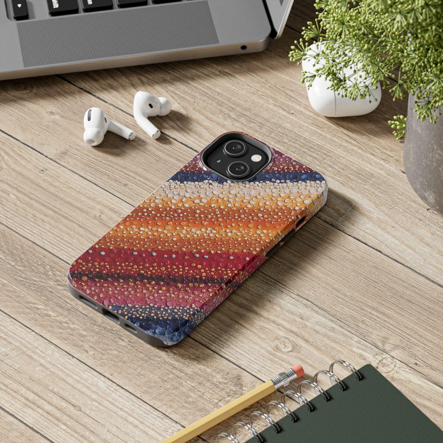 Western Blanket Phone Case | Bold Striped Design for iPhone & Samsung - Joyful Moments Market