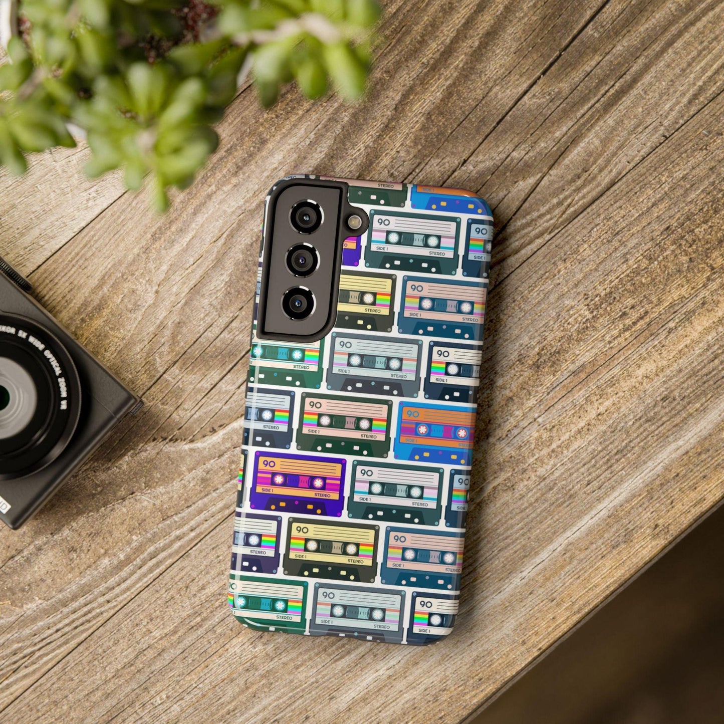 Cassette Tape Phone Case | Retro 80s & 90s Design for iPhone & Samsung - Joyful Moments Market