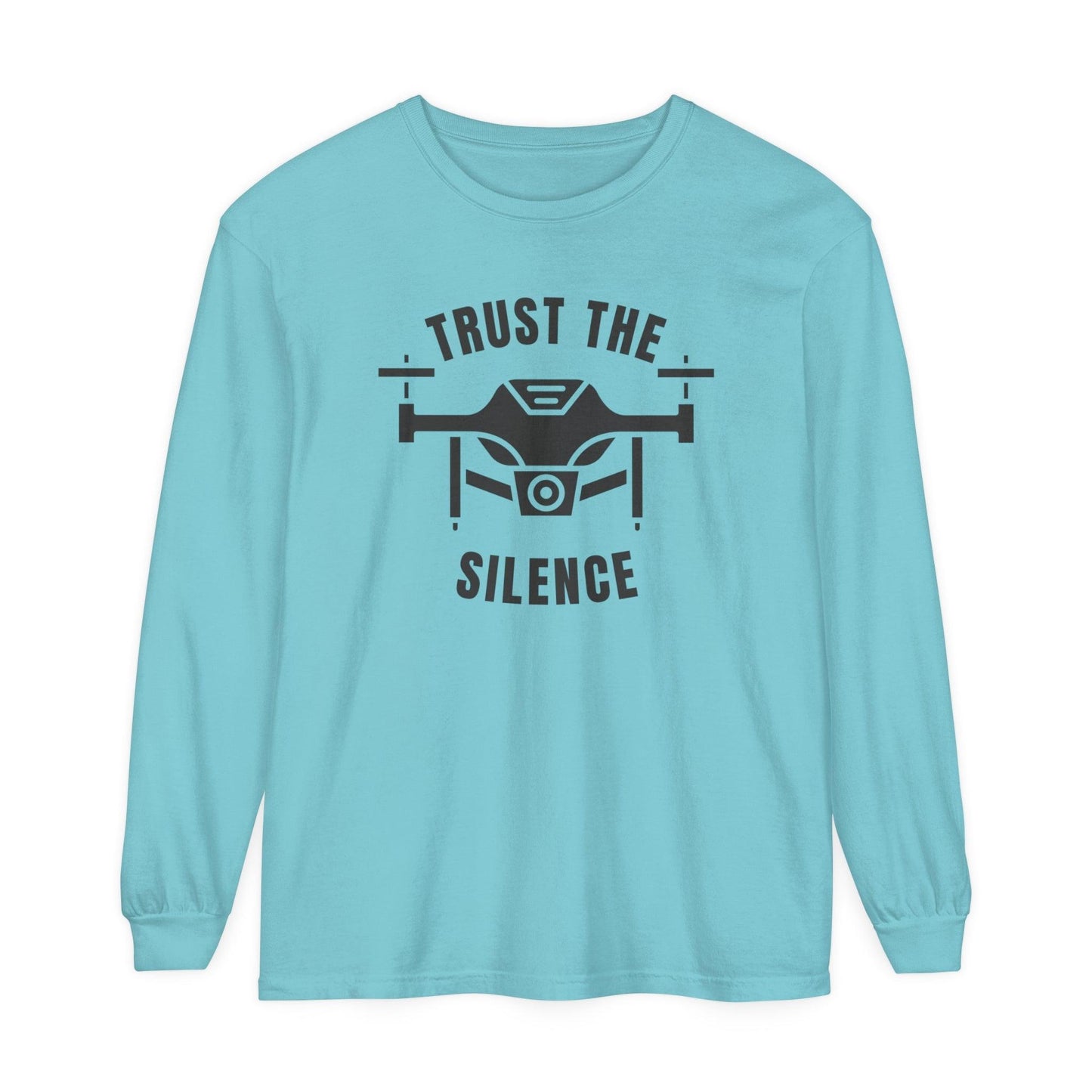 Comfort Colors Long Sleeve T-Shirt | Garment-Dyed Cotton & Witty Drone Design - Joyful Moments Market