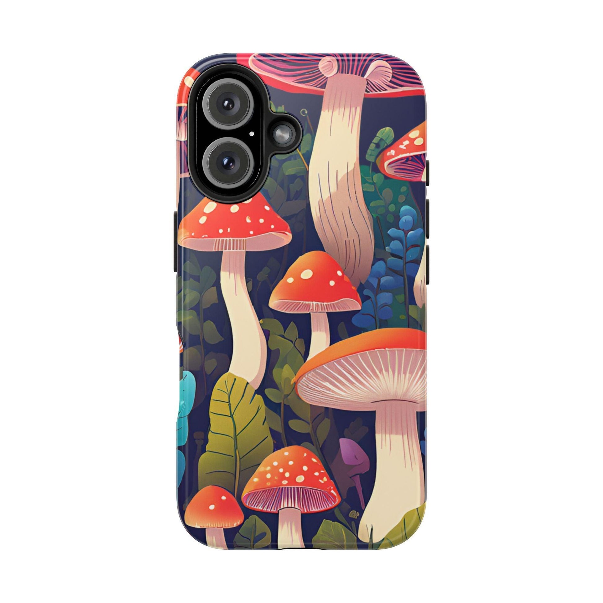 Funky Mushroom Phone Case | Retro Bold Design for iPhone & Samsung - Joyful Moments Market