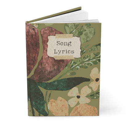 Song Lyrics Journal | Elegant Hardcover for Songwriters and Musicians - Joyful Moments Market