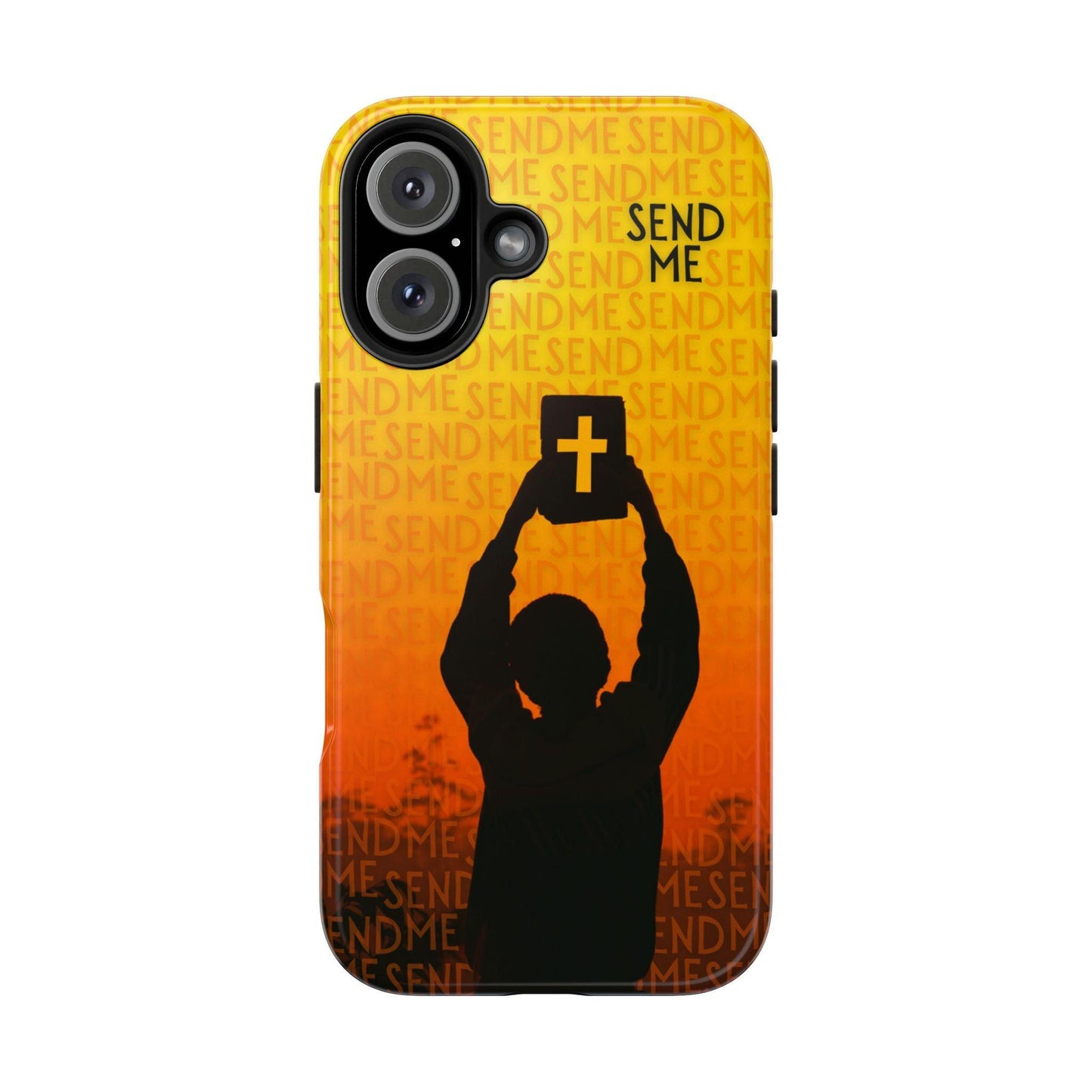 Send Me - Missionary Theme Phone Case with Sunset Gradient Background - Joyful Moments Market