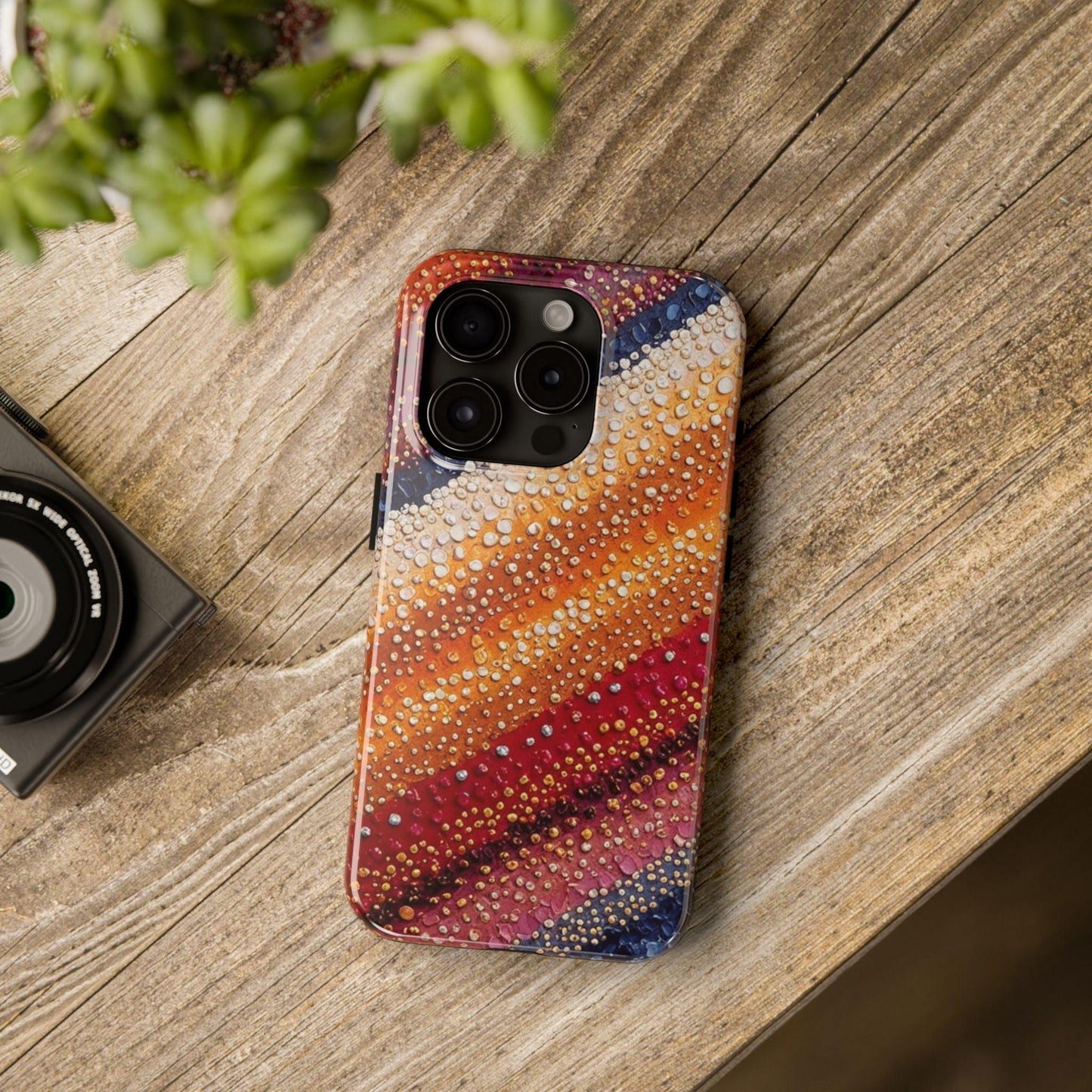 Western Blanket Phone Case | Bold Striped Design for iPhone & Samsung - Joyful Moments Market