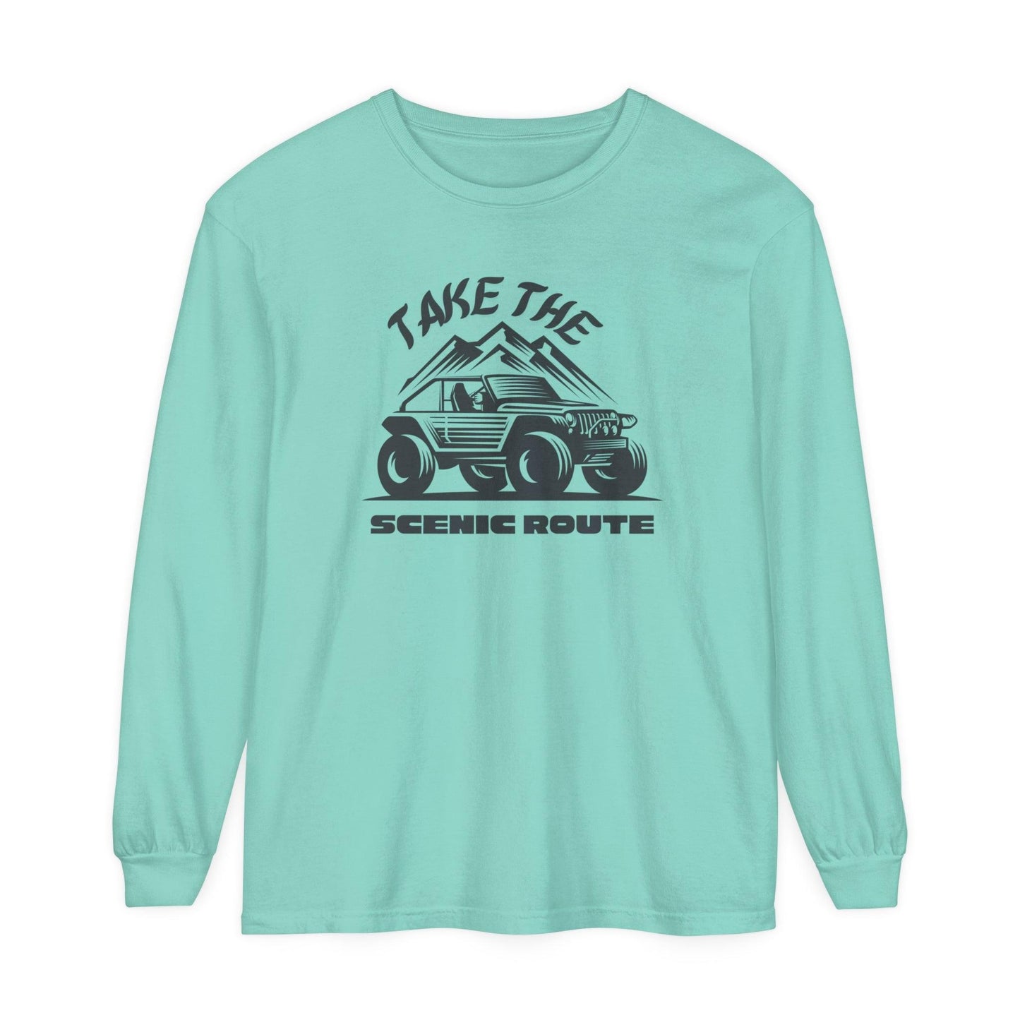 Comfort Colors Long Sleeve T-Shirt | Garment-Dyed Cotton for Off-Road and Adventure Lovers - Joyful Moments Market