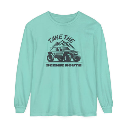 Comfort Colors Long Sleeve T-Shirt | Garment-Dyed Cotton for Off-Road and Adventure Lovers - Joyful Moments Market