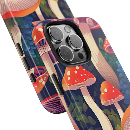 Funky Mushroom Phone Case | Retro Bold Design for iPhone & Samsung - Joyful Moments Market