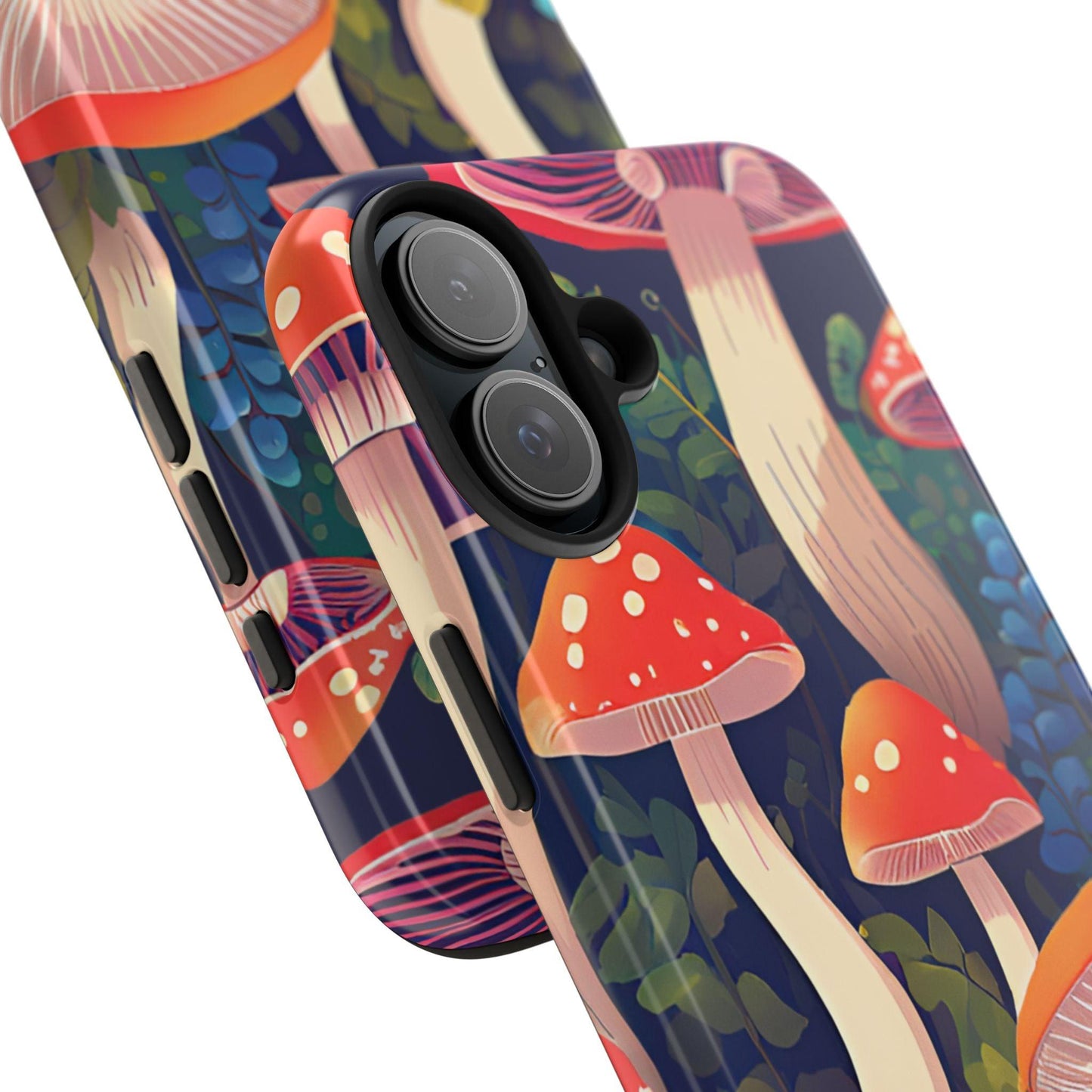 Funky Mushroom Phone Case | Retro Bold Design for iPhone & Samsung - Joyful Moments Market