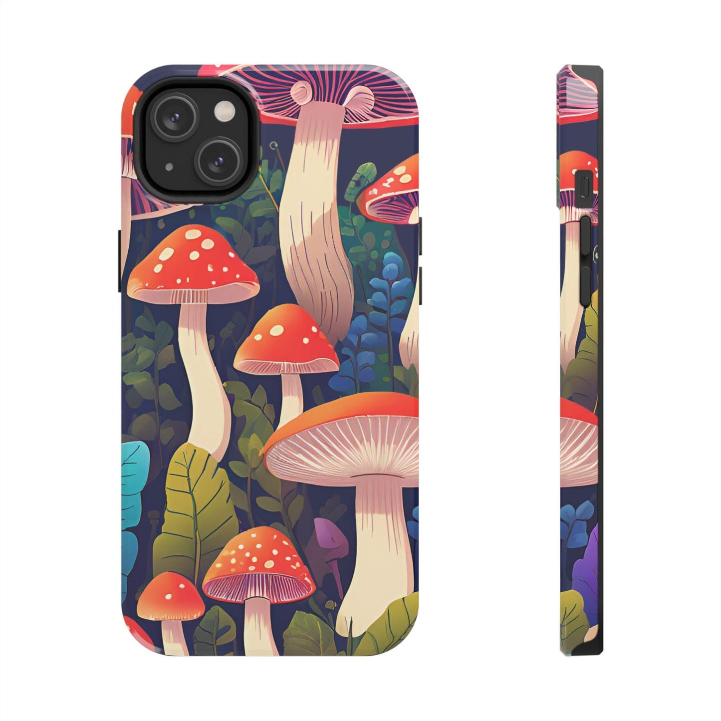 Funky Mushroom Phone Case | Retro Bold Design for iPhone & Samsung - Joyful Moments Market