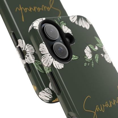 Personalized Floral Phone Case for iPhone and Samsung with Custom Name - Joyful Moments Market