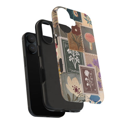 Antique Stamp Collage Phone Case | Vintage Travel Design for iPhone & Samsung - Joyful Moments Market