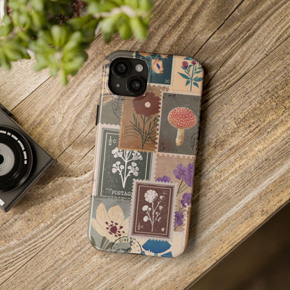 Antique Stamp Collage Phone Case | Vintage Travel Design for iPhone & Samsung - Joyful Moments Market