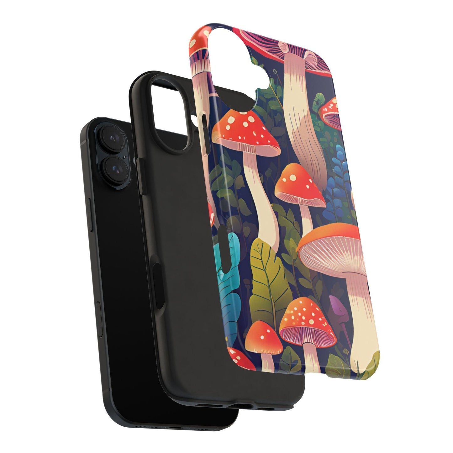 Funky Mushroom Phone Case | Retro Bold Design for iPhone & Samsung - Joyful Moments Market