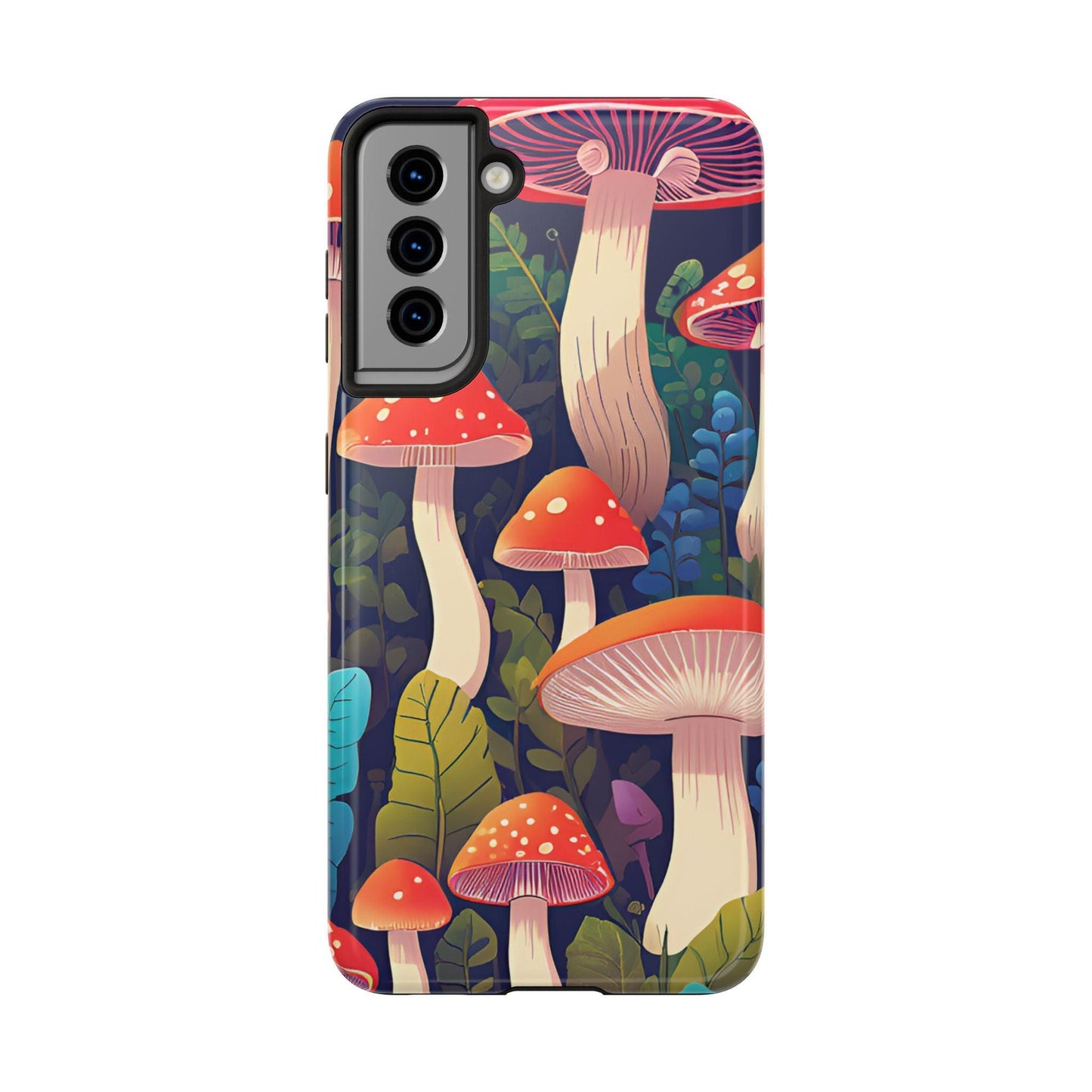 Funky Mushroom Phone Case | Retro Bold Design for iPhone & Samsung - Joyful Moments Market