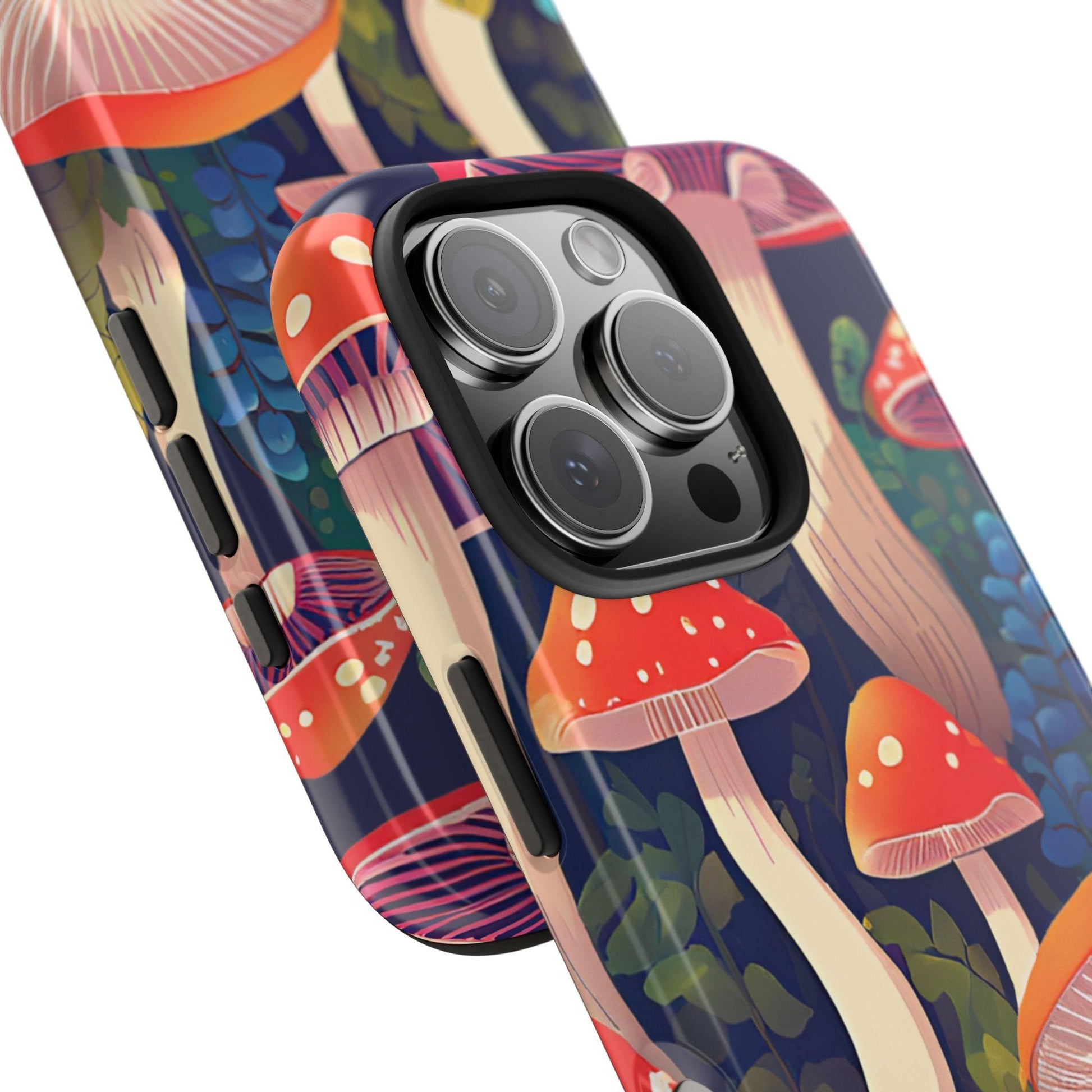 Funky Mushroom Phone Case | Retro Bold Design for iPhone & Samsung - Joyful Moments Market