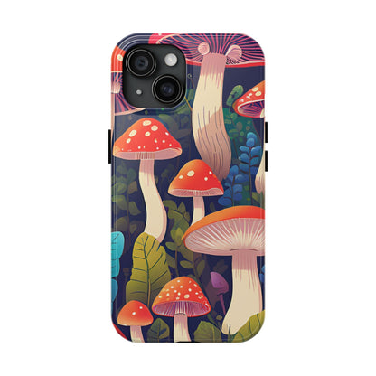 Funky Mushroom Phone Case | Retro Bold Design for iPhone & Samsung - Joyful Moments Market