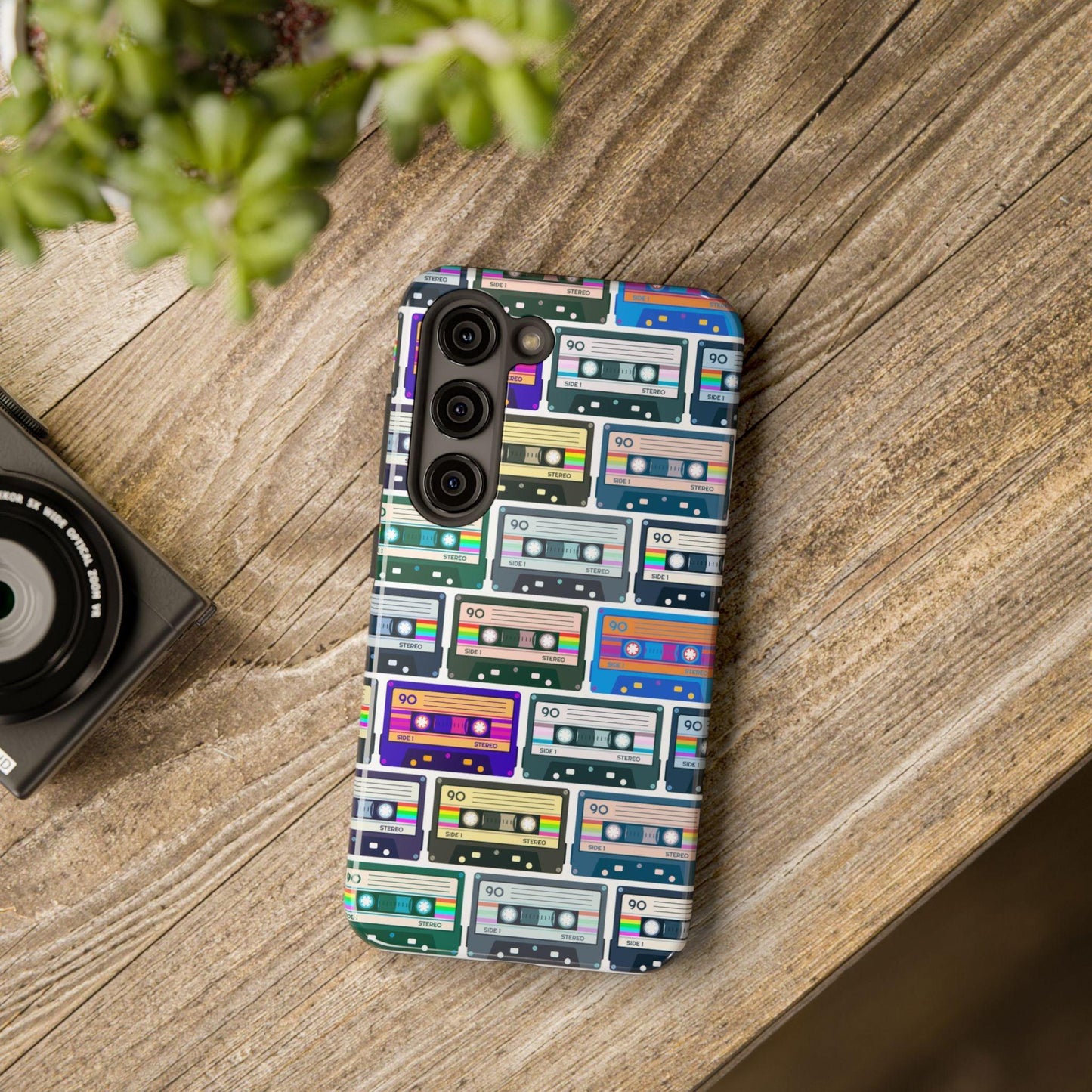 Cassette Tape Phone Case | Retro 80s & 90s Design for iPhone & Samsung - Joyful Moments Market