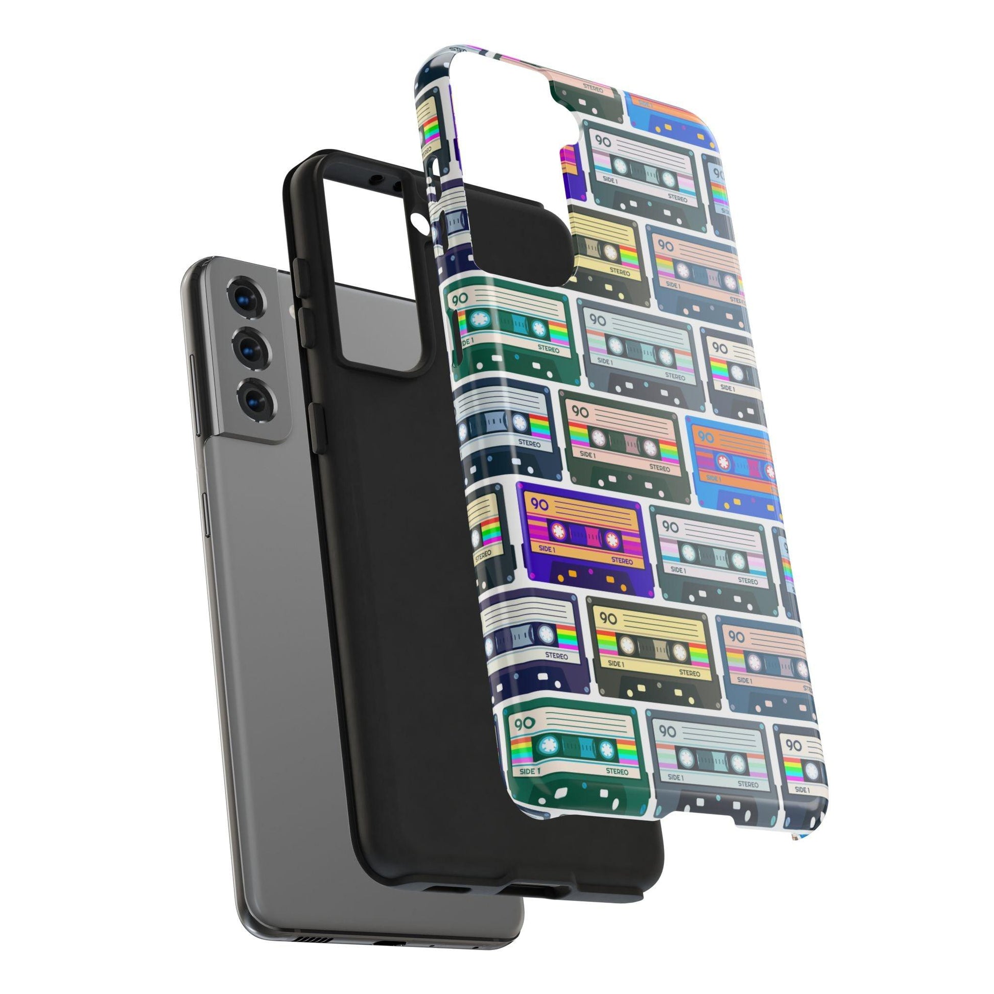 Cassette Tape Phone Case | Retro 80s & 90s Design for iPhone & Samsung - Joyful Moments Market