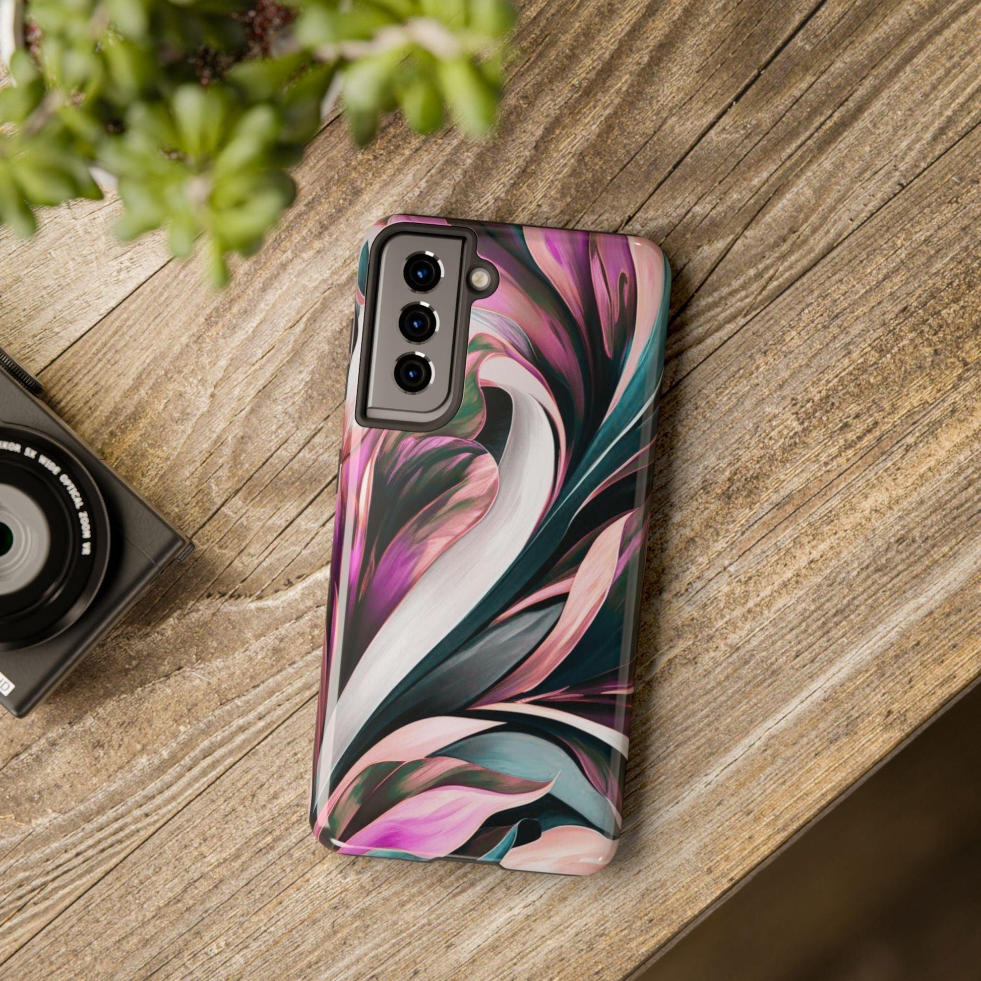 Floral Phone Case | Subtle Artistic Design for iPhone & Samsung - Joyful Moments Market