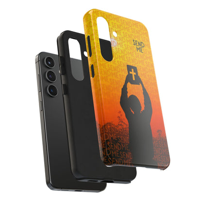 Send Me - Missionary Theme Phone Case with Sunset Gradient Background - Joyful Moments Market