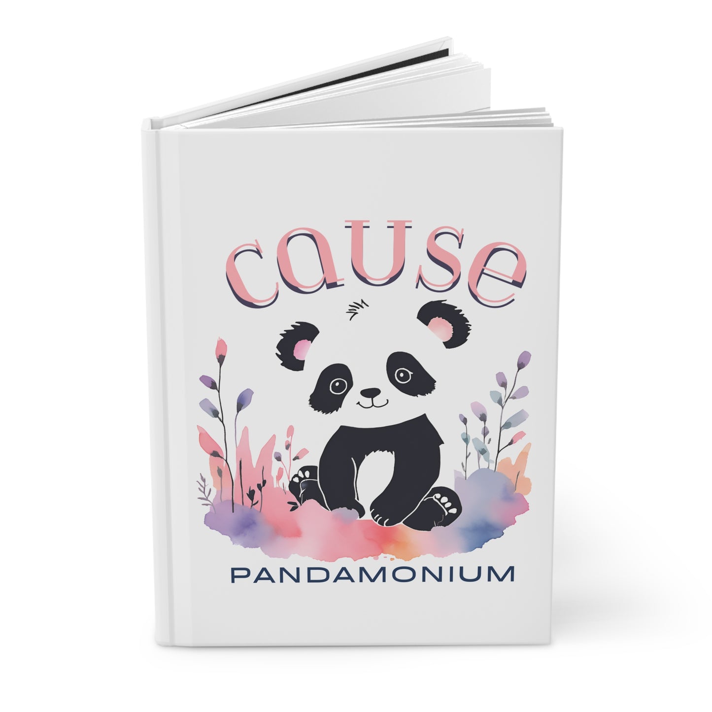 Panda Journal | "Cause Pandamonium" Hardcover Notebook for Goals, Planning & Fun - Joyful Moments Market