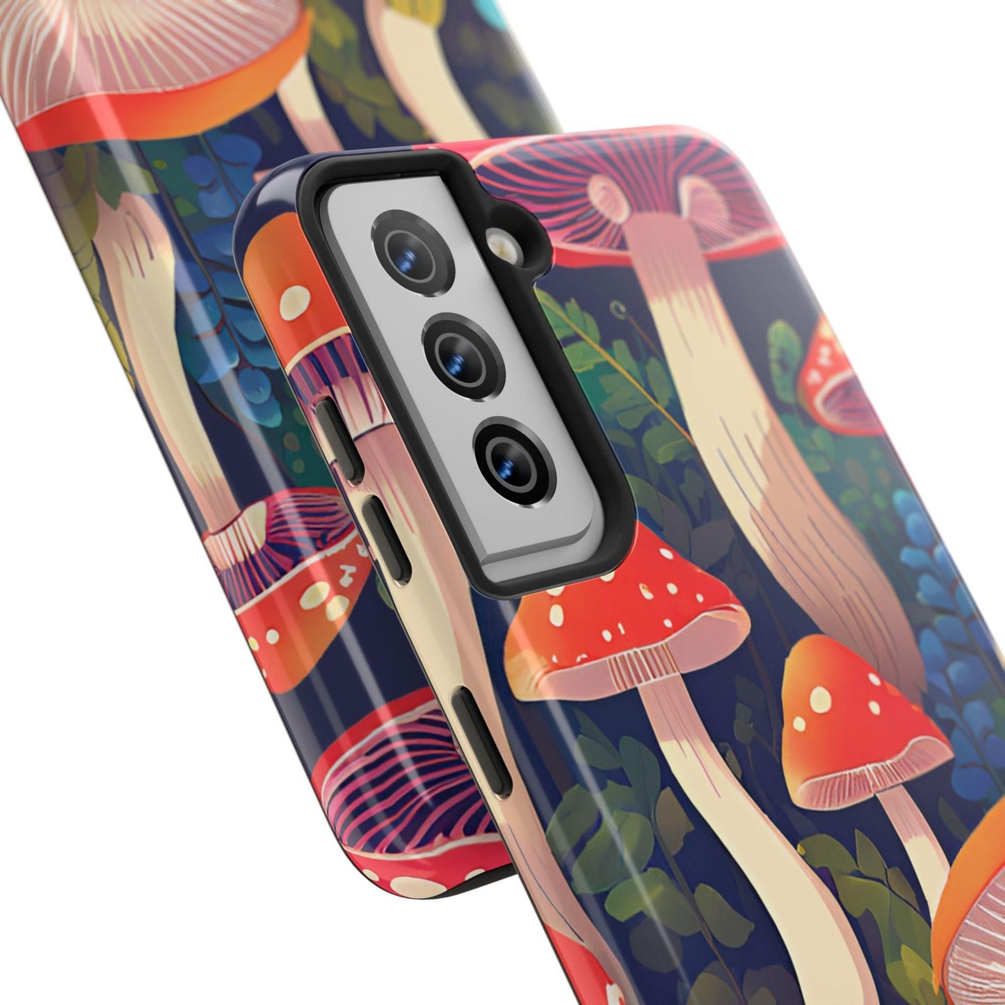 Funky Mushroom Phone Case | Retro Bold Design for iPhone & Samsung - Joyful Moments Market