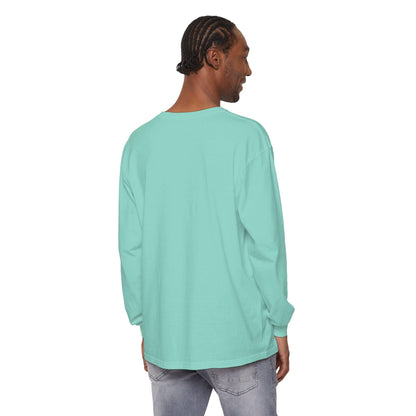 Comfort Colors Long Sleeve T-Shirt | Garment-Dyed Cotton with Inspiring Mountain Scene - Joyful Moments Market