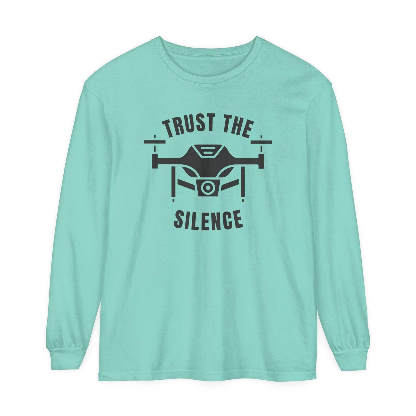 Comfort Colors Long Sleeve T-Shirt | Garment-Dyed Cotton & Witty Drone Design - Joyful Moments Market