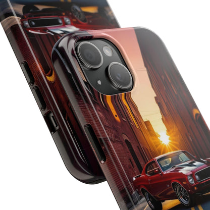 Cherry Red Muscle Car Phone Case | Drag Race Vibes for iPhone & Samsung - Joyful Moments Market