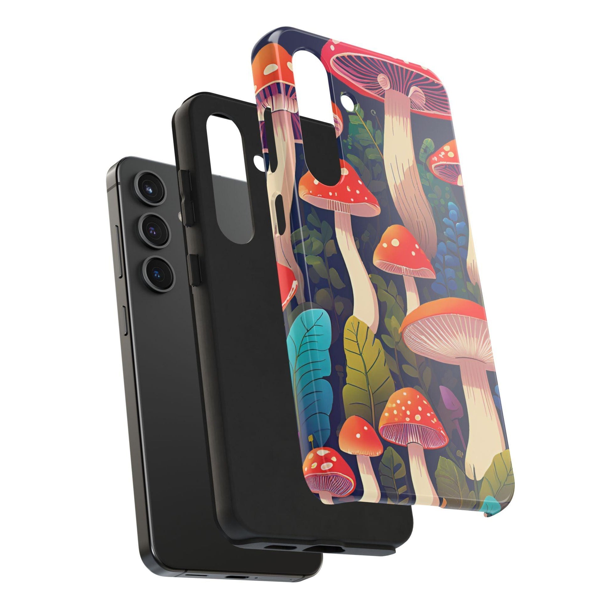 Funky Mushroom Phone Case | Retro Bold Design for iPhone & Samsung - Joyful Moments Market