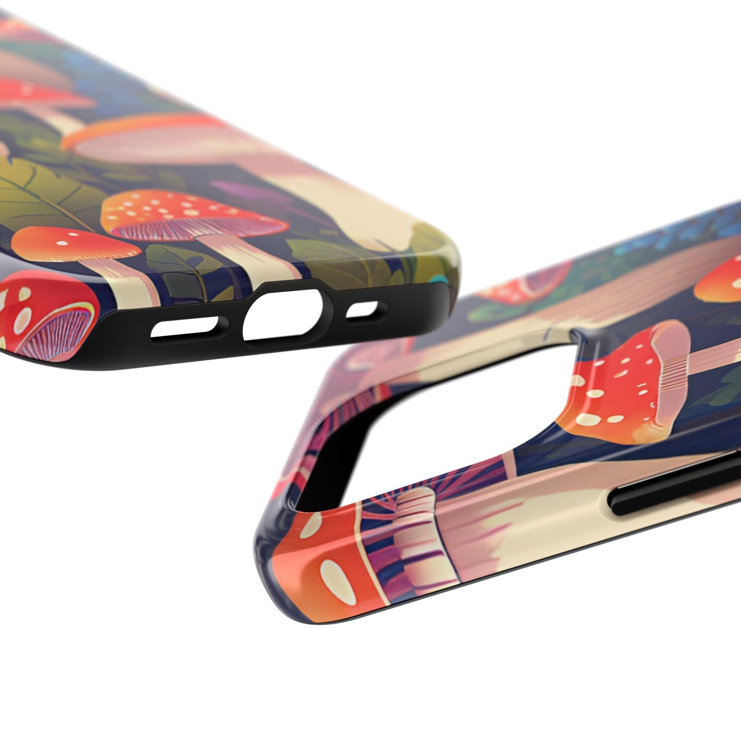 Funky Mushroom Phone Case | Retro Bold Design for iPhone & Samsung - Joyful Moments Market