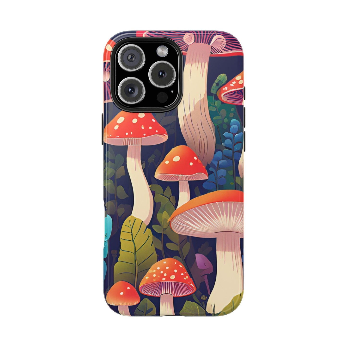 Funky Mushroom Phone Case | Retro Bold Design for iPhone & Samsung - Joyful Moments Market