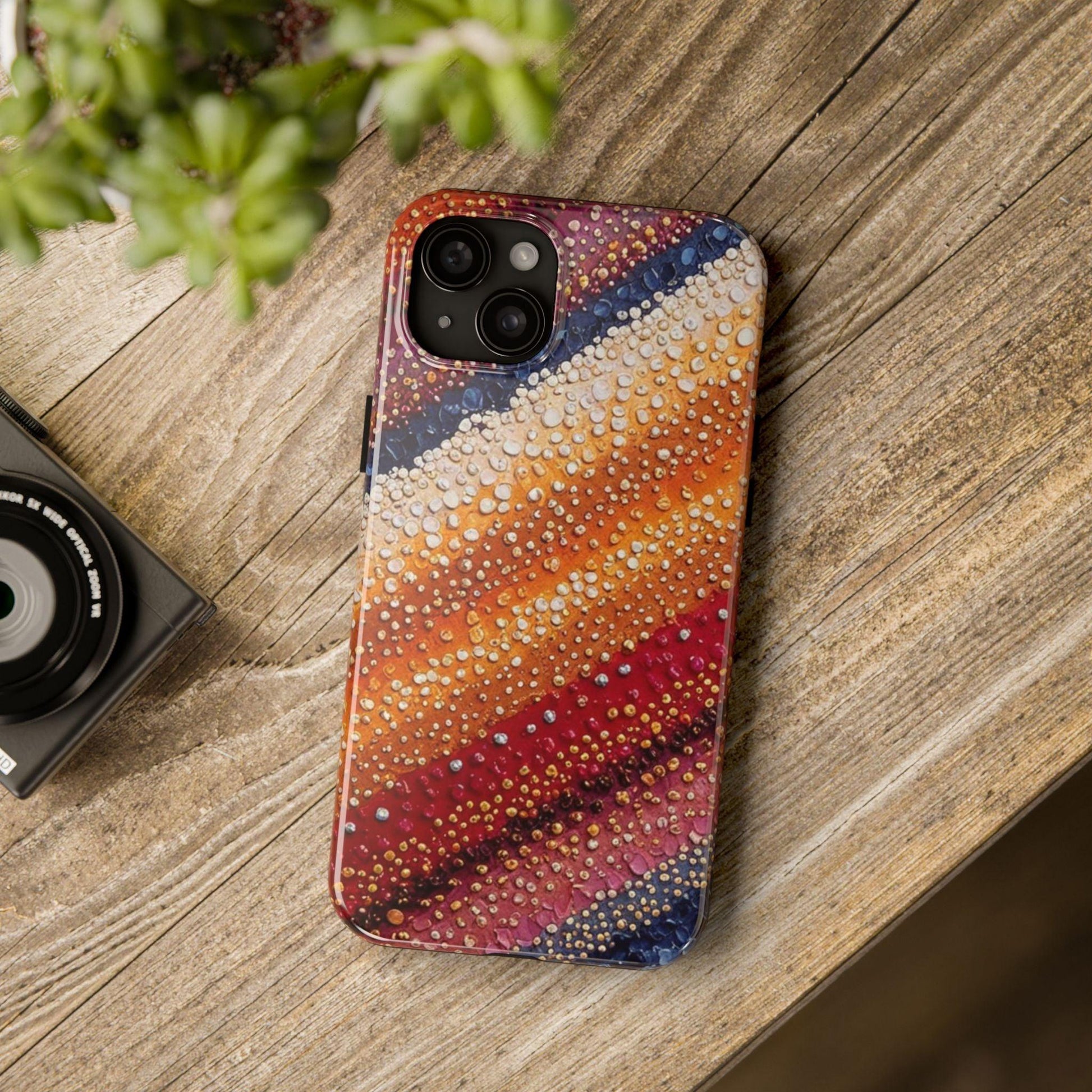 Western Blanket Phone Case | Bold Striped Design for iPhone & Samsung - Joyful Moments Market