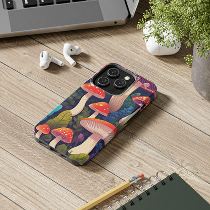 Funky Mushroom Phone Case | Retro Bold Design for iPhone & Samsung - Joyful Moments Market