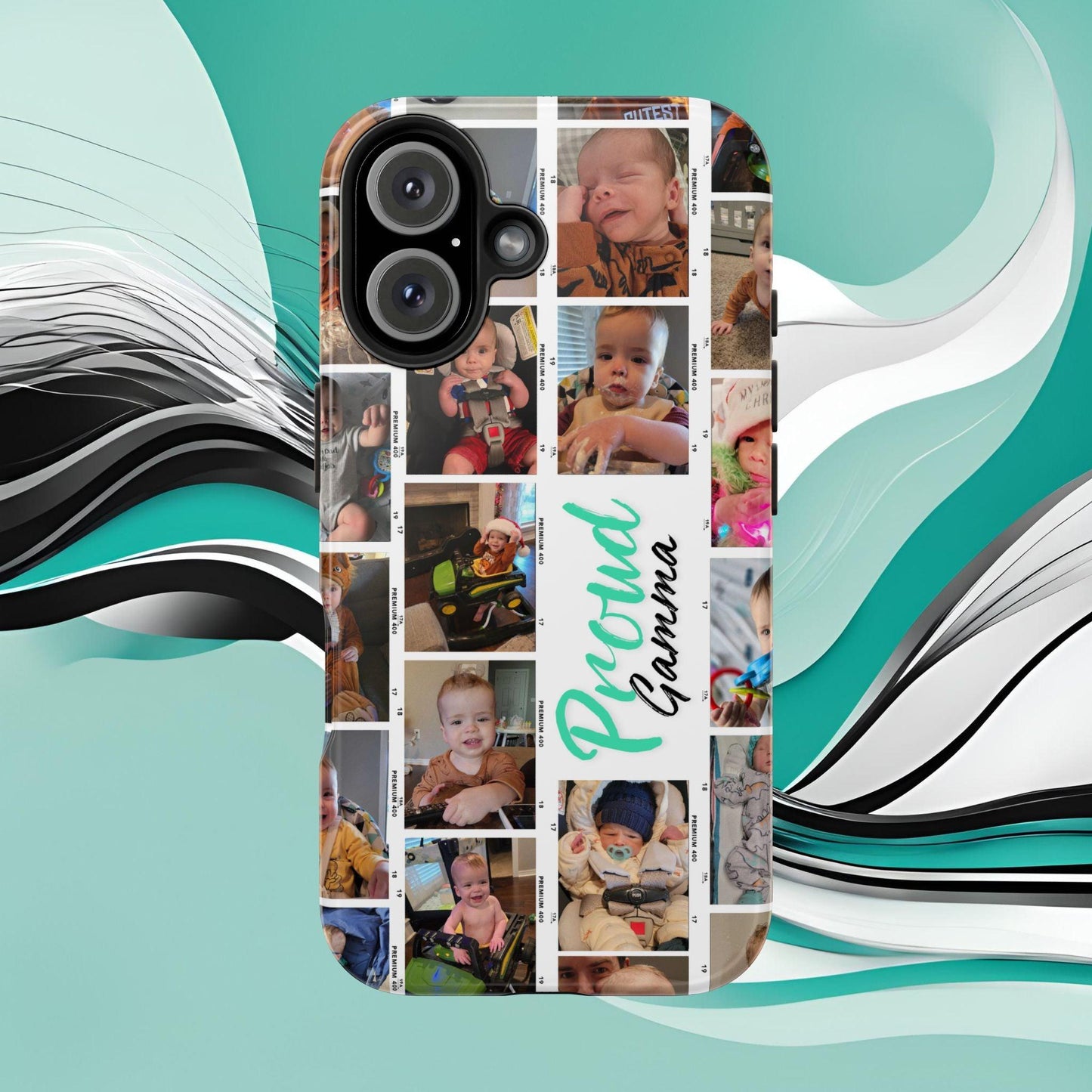 Film Reel Customizable Photo Phone Case | Showcase 23 Pictures & Add Text - Joyful Moments Market