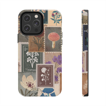 Antique Stamp Collage Phone Case | Vintage Travel Design for iPhone & Samsung - Joyful Moments Market