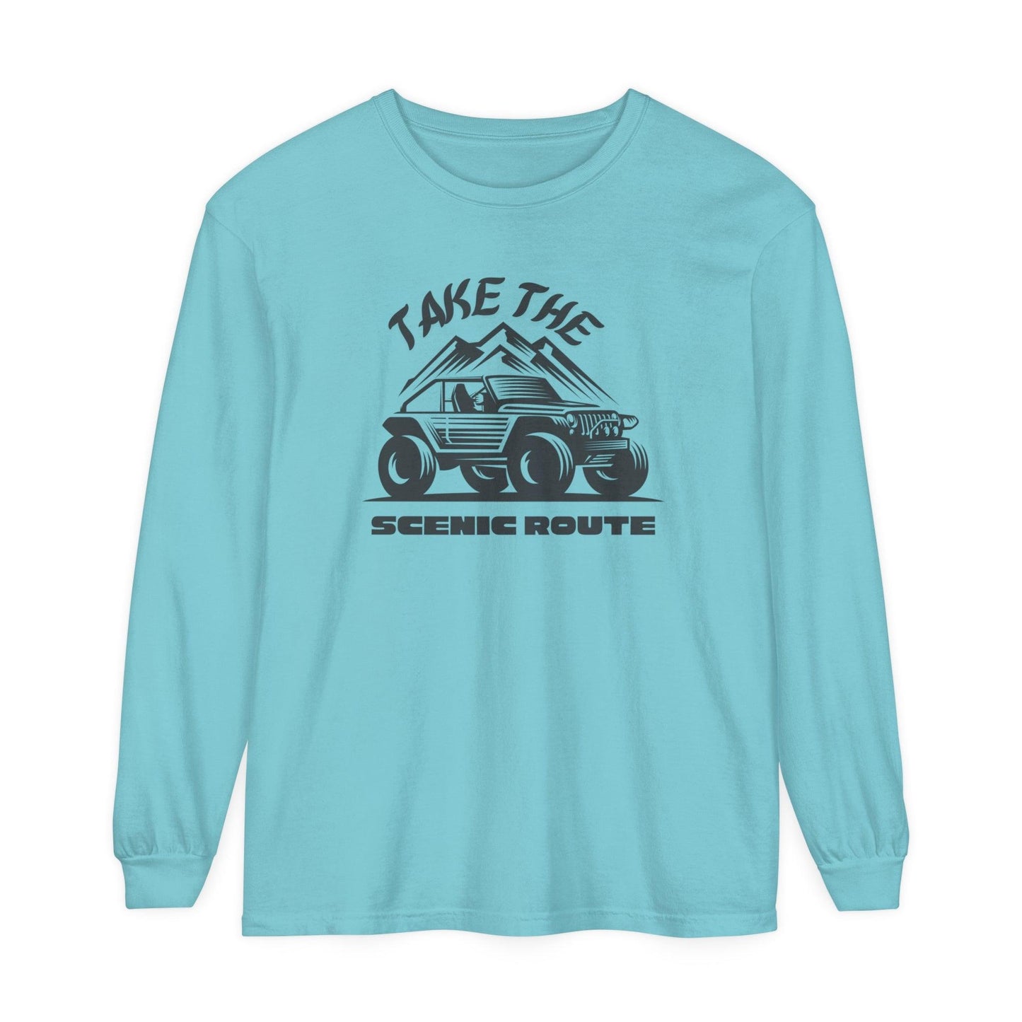 Comfort Colors Long Sleeve T-Shirt | Garment-Dyed Cotton for Off-Road and Adventure Lovers - Joyful Moments Market