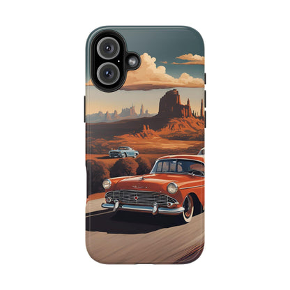 Retro Desert Car Phone Case | Route 66 Vibes for iPhone & Samsung - Joyful Moments Market