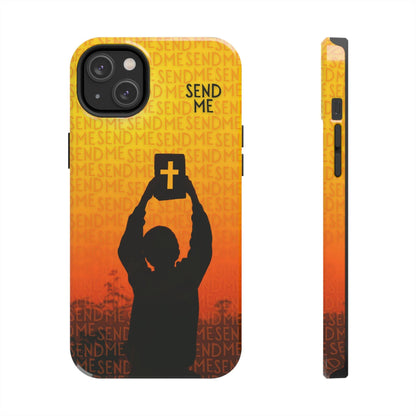 Send Me - Missionary Theme Phone Case with Sunset Gradient Background - Joyful Moments Market