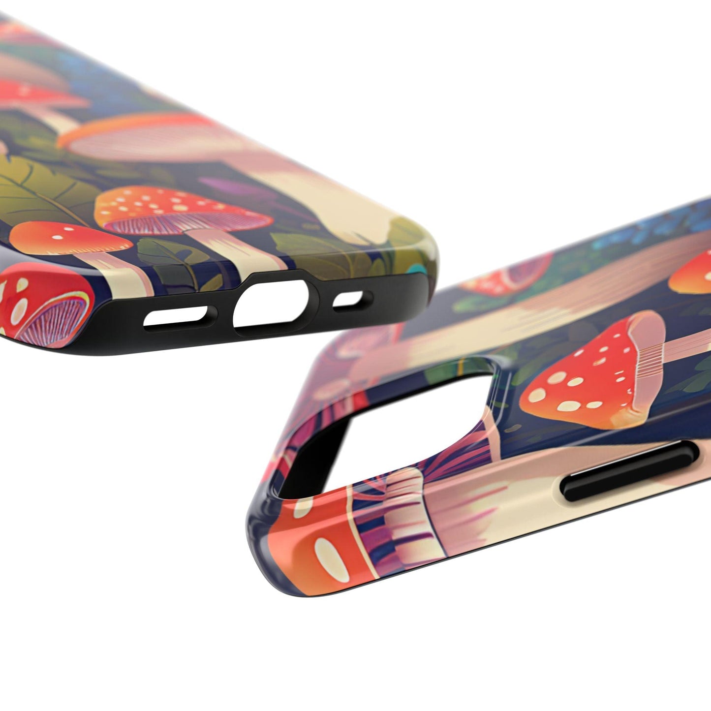 Funky Mushroom Phone Case | Retro Bold Design for iPhone & Samsung - Joyful Moments Market